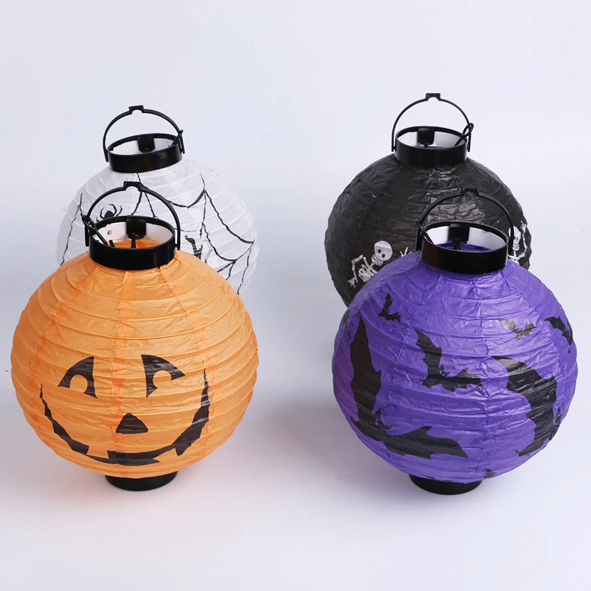 

Lantern Paper Hanging Lanterns Garden Party Pumpkin Decorations Supplies Doorway Lights Props Festive Lamps Decoration Folding