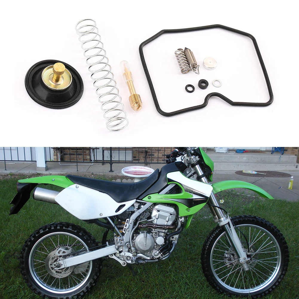 

1 PCS CarburetorRepair Kit 100% Brand New And Float Valves As The Brass For Kawasaki KLX300R High Quality 1 PCS