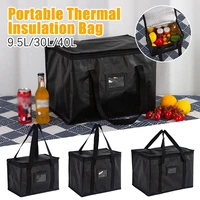 home picnic outdoor lunch bag portable food storage delivery insulated thermal warm cold bag ruck bags pizza takeaway handbag