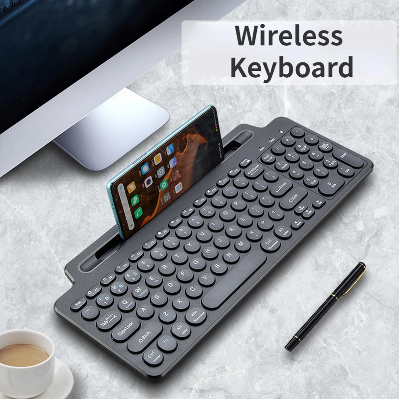 

Bluetooth 2.4G Wireless Keyboard with Number Touchpad Mouse Card Slot Numeric Keypad for Android IOS Desktop Laptop PC TV Box