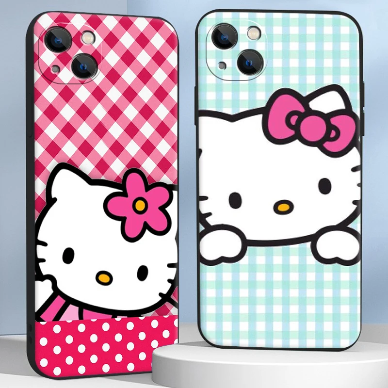 

Hello Kitty TAKARA TOMY Phone Cases For iPhone 11 12 Pro MAX 6S 7 8 Plus XS MAX 12 13 Mini X XR SE 2020 Cases Funda Carcasa