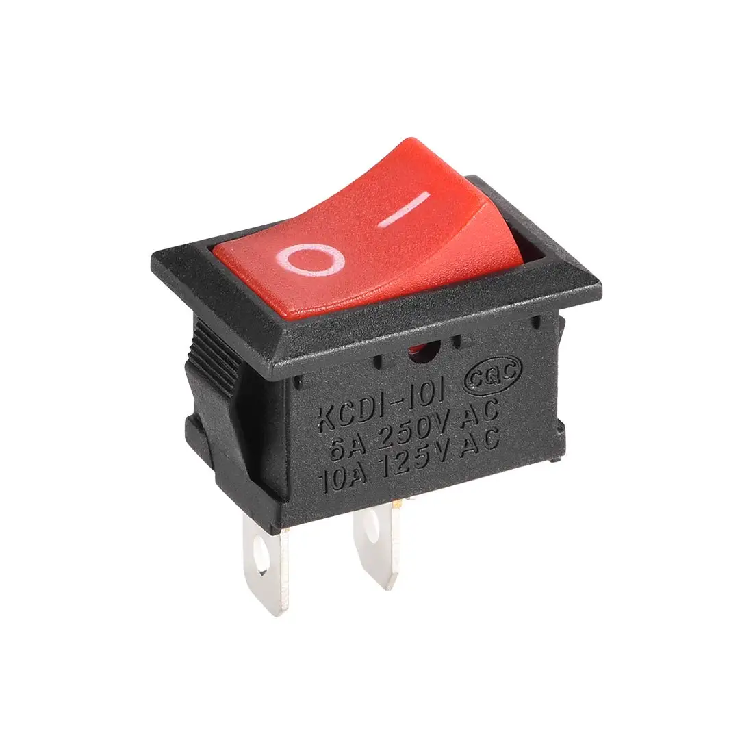 

Keszoox SPST 2 Position On/Off 2Pin Boat Rocker Switch Toggle AC 250V/6A 125V/10A,for Boat,Household Appliances,Red