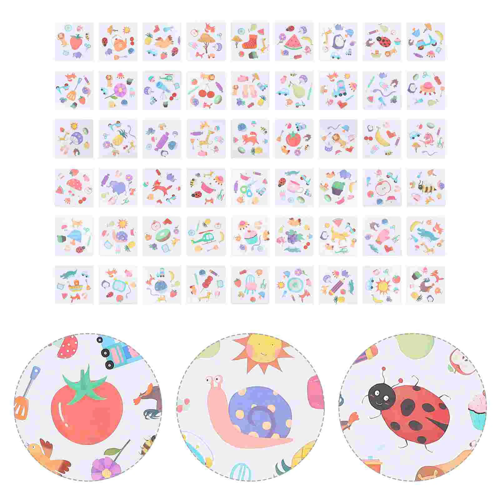 

1 Set Board Game Cards Toys Kids Cognitive Game Cards Plaything Kindergarten