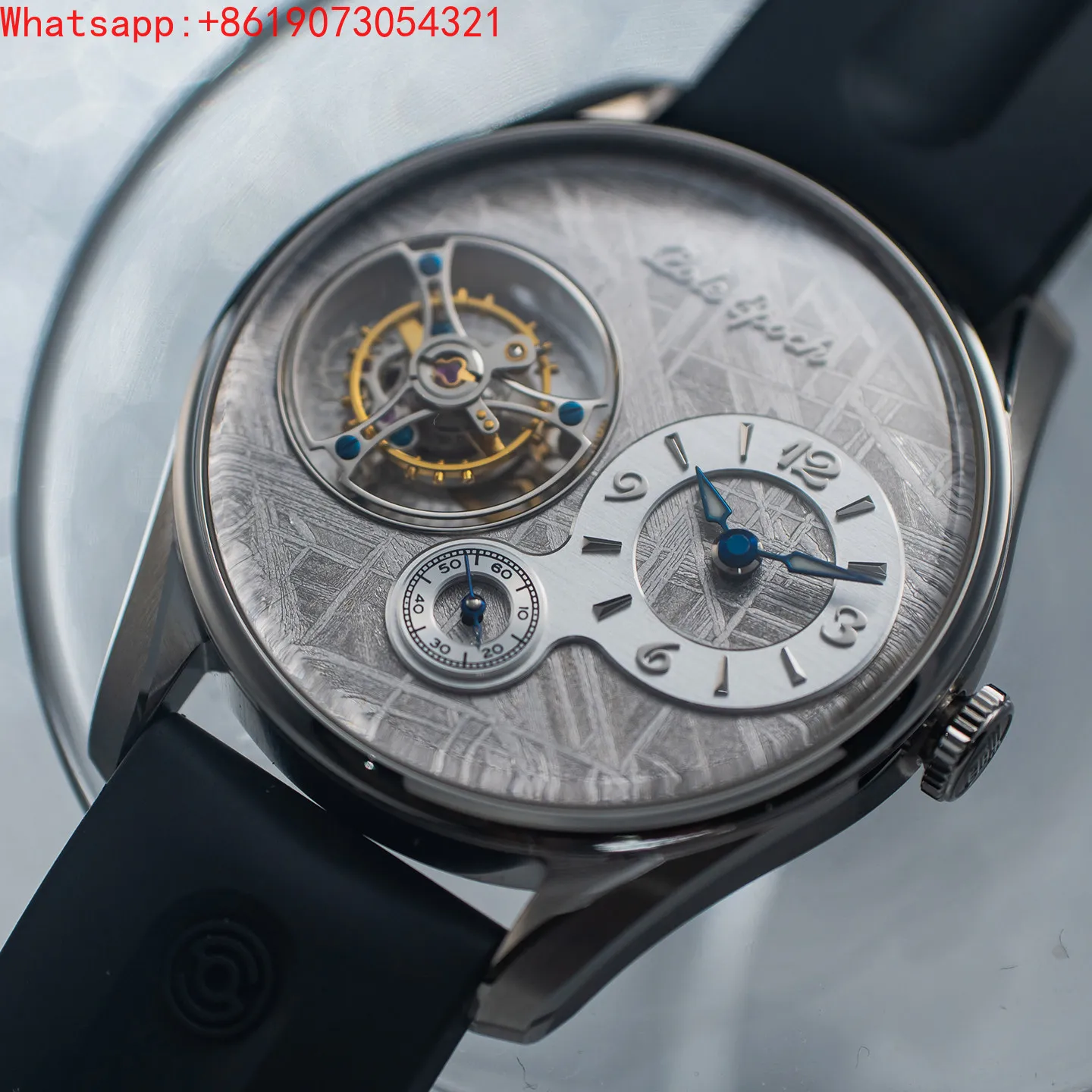 Фото Мужские повседневные механические часы The Great Qin Empire Jichen 008 Limited Meteorite Disc Cal 8325x Tourbillon №1