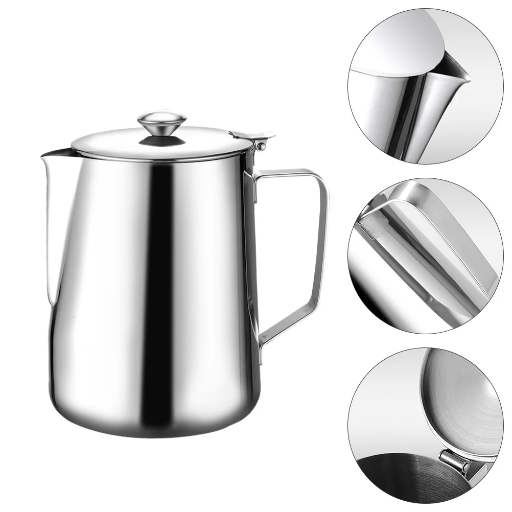 

Cup Pitcher Frothing Coffee Jug Frother Stainless Steel Melting Steaming Espresso Pot Creamer Butter Latte Making Accessories