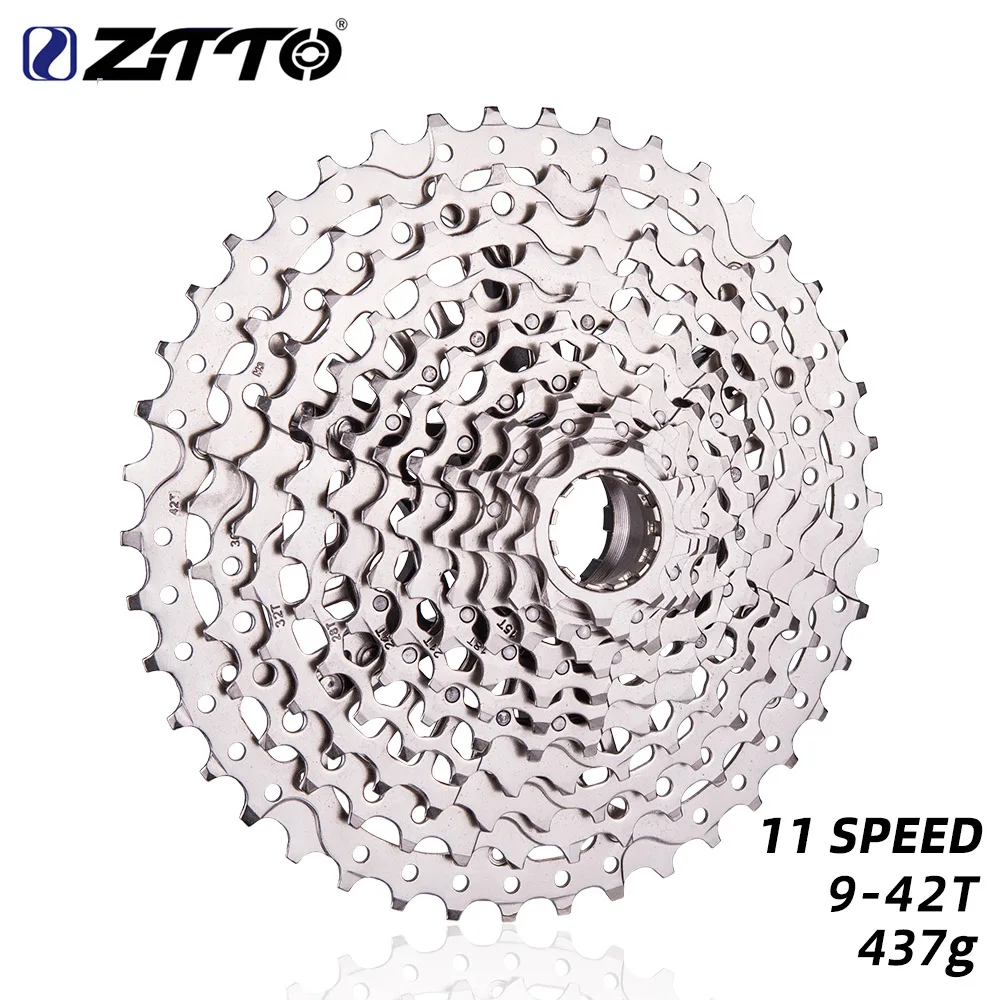 

ZTTO 11 Speed Bicycle Cassette 11-42T Freewheel MTB Moutain Bike 11S Flywheel Sprocket Compatible for Bike Bicycle Parts
