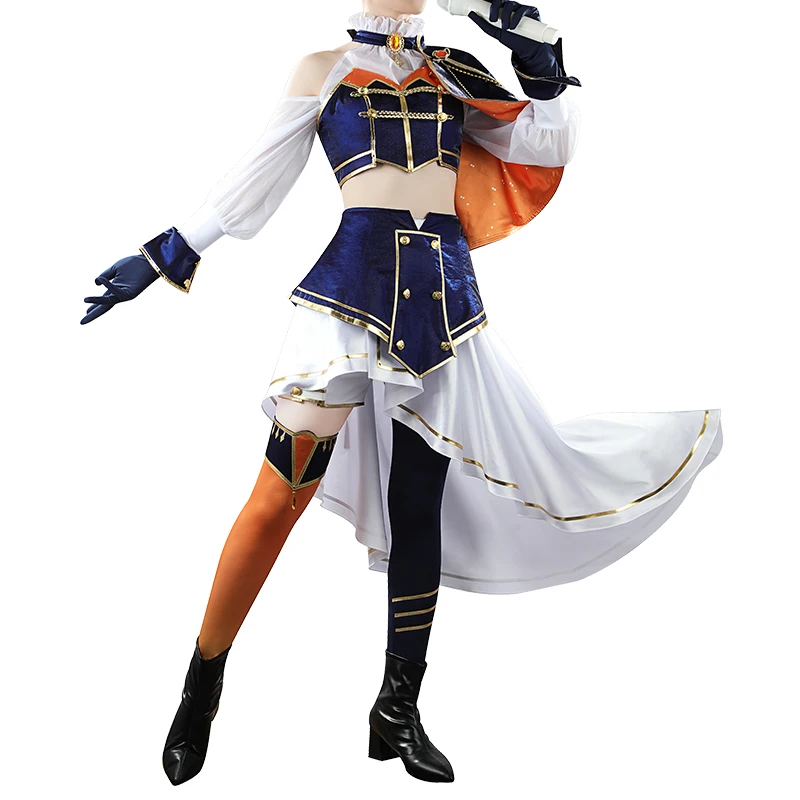 

4th Anniversary Higuchi Kaede Cosplay Costume Vtuber Cosplay Suit Party Dress Halloween Uniforms Anime Clothing Custom Made