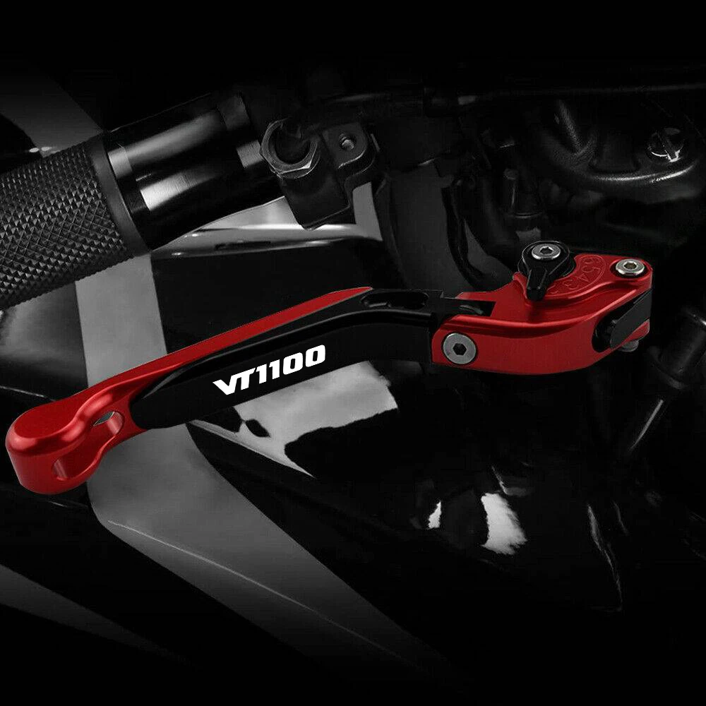 

Для HONDA VT1100 аксессуары для мотоциклов Рычаги тормозной муфты vt1100 VT 1100 1995-2005 2006 2007 Регулируемый выдвижной складной