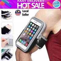 universal sport arm band armband waterproof arm pouch mobile exercise running workout strap with zipper pouch
