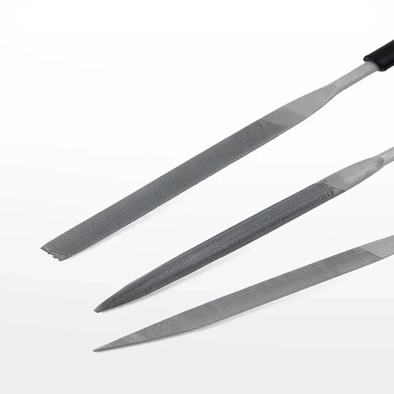 Набор ручных напильников для полировки металла маленький напильник треугольный