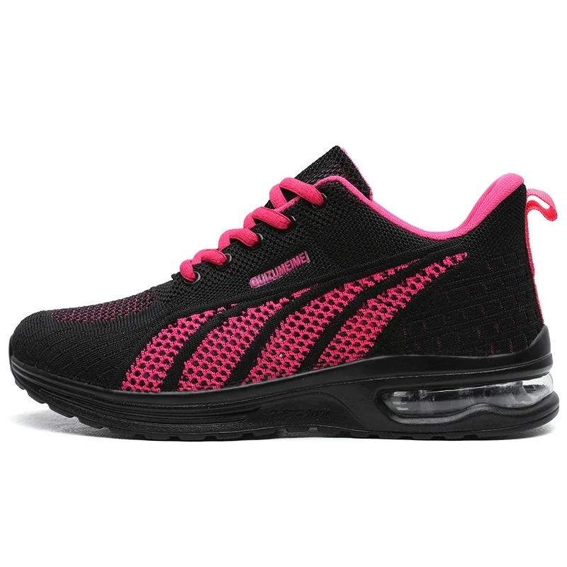 

Spring and Summer 2022 New Mesh Breathable Women's Shoes Flying Weave Air Cushion Leisure Sports Student Fashion Shoes Girl Shoe