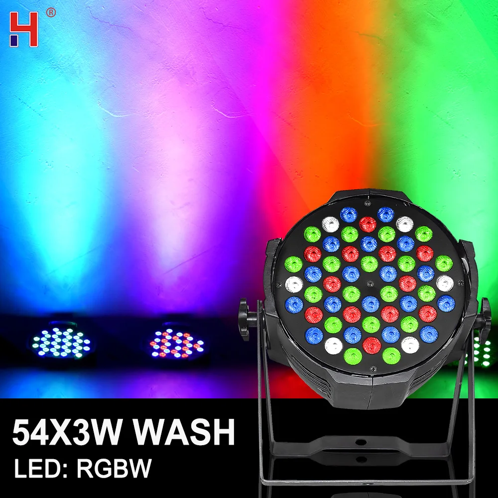 

Led 54X3W Rgbw Par Lighting Wash Lyre Of High Brightness By Dmx512 Control Good For Garden Disco KTV Party DJ Bar Event Show