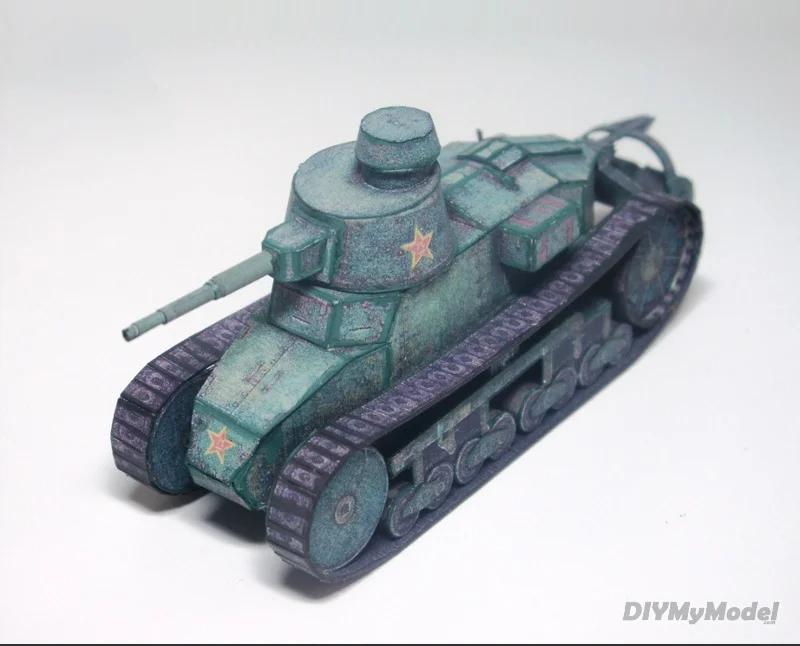 

DIYMyModeI Китай Renault nc-31 светильник бак 1:50 DIY ручной работы Бумага модель комплект ручной работы игрушки головоломки подарок фильм реквизит