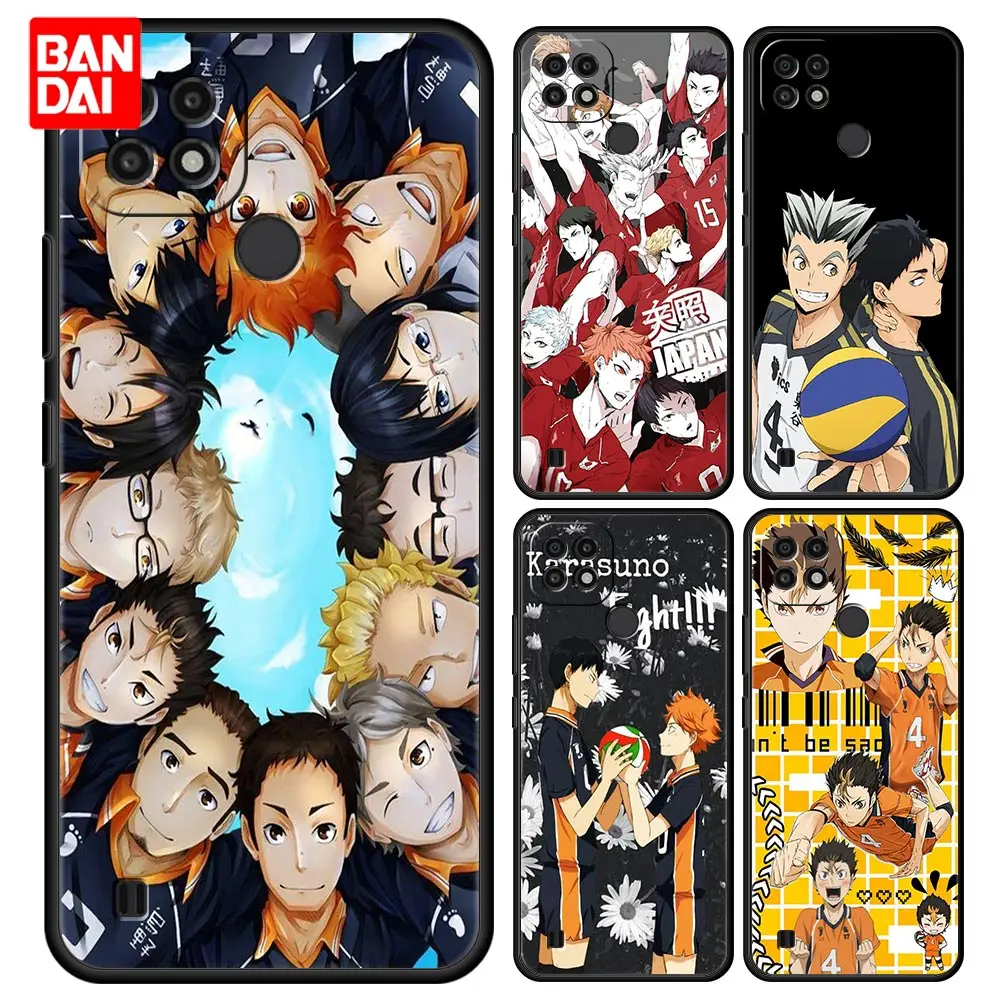 

Haikyuu Anime Poster Case for Oppo Realme C21 C21Y C11 C15 C12 C20 C1 C2 5 6 7 7i 8i 8 9i X50 GT2 Pro XT GT Capa Black Silicone
