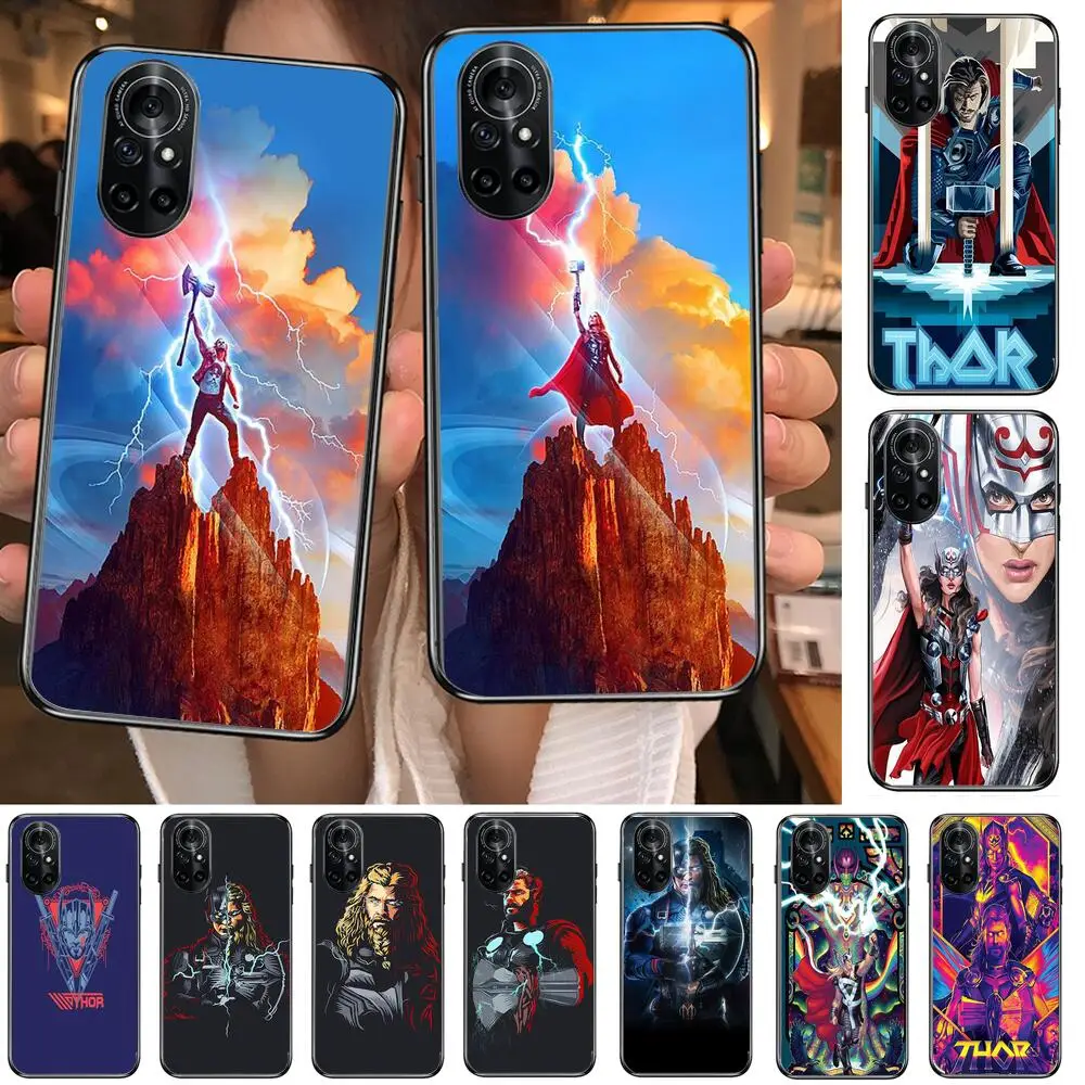 

Marvel Thor Jane Foster Clear Phone Case For Huawei Honor 20 10 9 8A 7 5T X Pro Lite 5G Black Etui Coque Hoesjes Comic Fash de