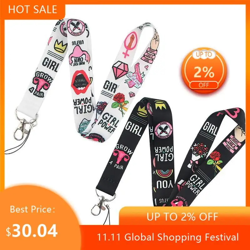 

30 шт. женских забавные арт шейный регулируемый ремешок на шею ключевой ремень для телефона ключей ID карты мультфильм ленты