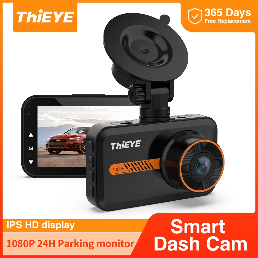 Автомобильный видеорегистратор ThiEYE 1080P HD Автомобильная камера с функцией