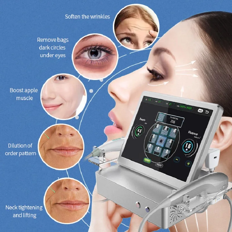 

3 IN 1 High Frequency Ultrasonic Vmax SMAS Face Lifting Wrinkle Removal Body Slimming Beauty Machine