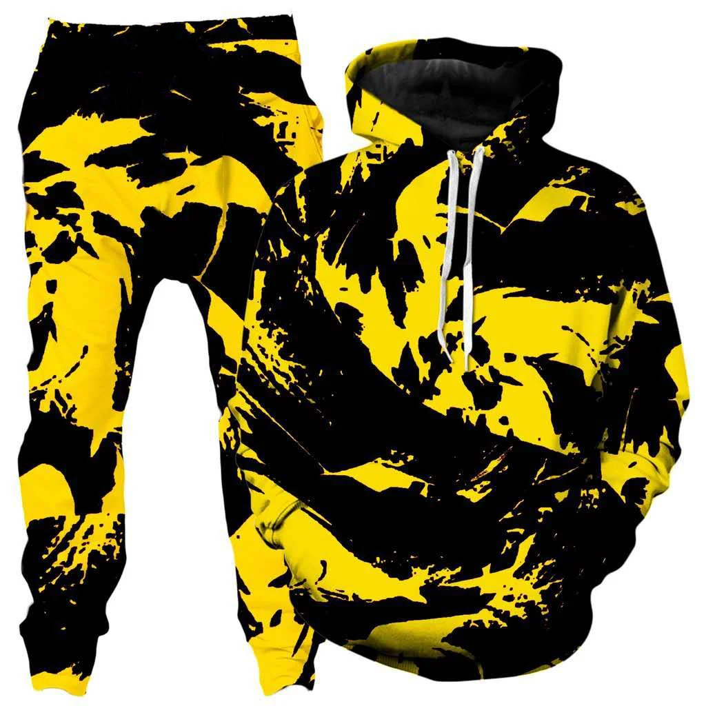 

2021 Fashion 3D Hoodies Suits Men's Sweatshirt Joggers Funny Harajuku Print Set Fall Winter Unisex Tracksuit Clothes Pant