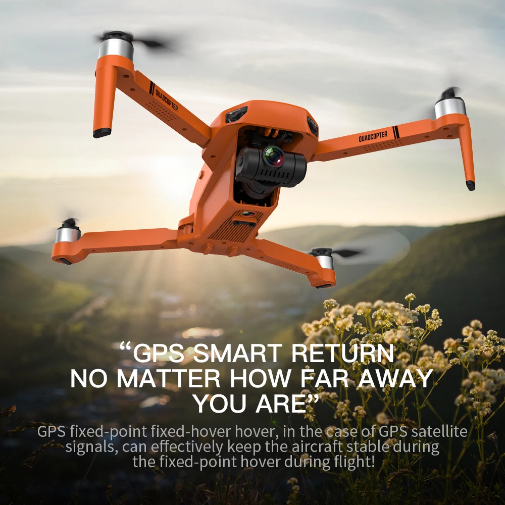 QJ Новинка KF102 GPS Дрон 4K двойная камера фотография Wifi FPV обход препятствий складной