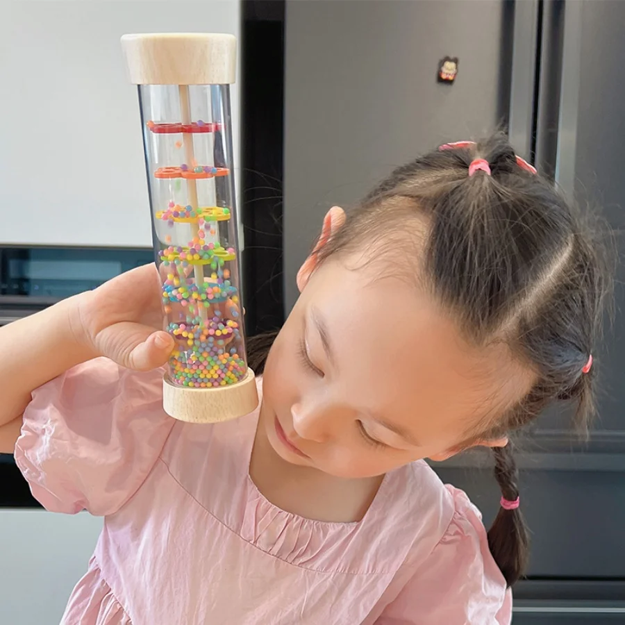 Orff Дождевой Конус Деревянный Песочный Таймер Музыкальный Инструмент Для Детей