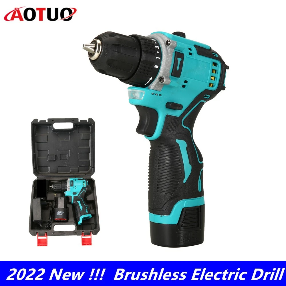 18V Max Electric Screwdriver Cordless Drill Mini Wireless Power Driver 2-Speed Cordless Electric Screwdriver MT-Series Tools