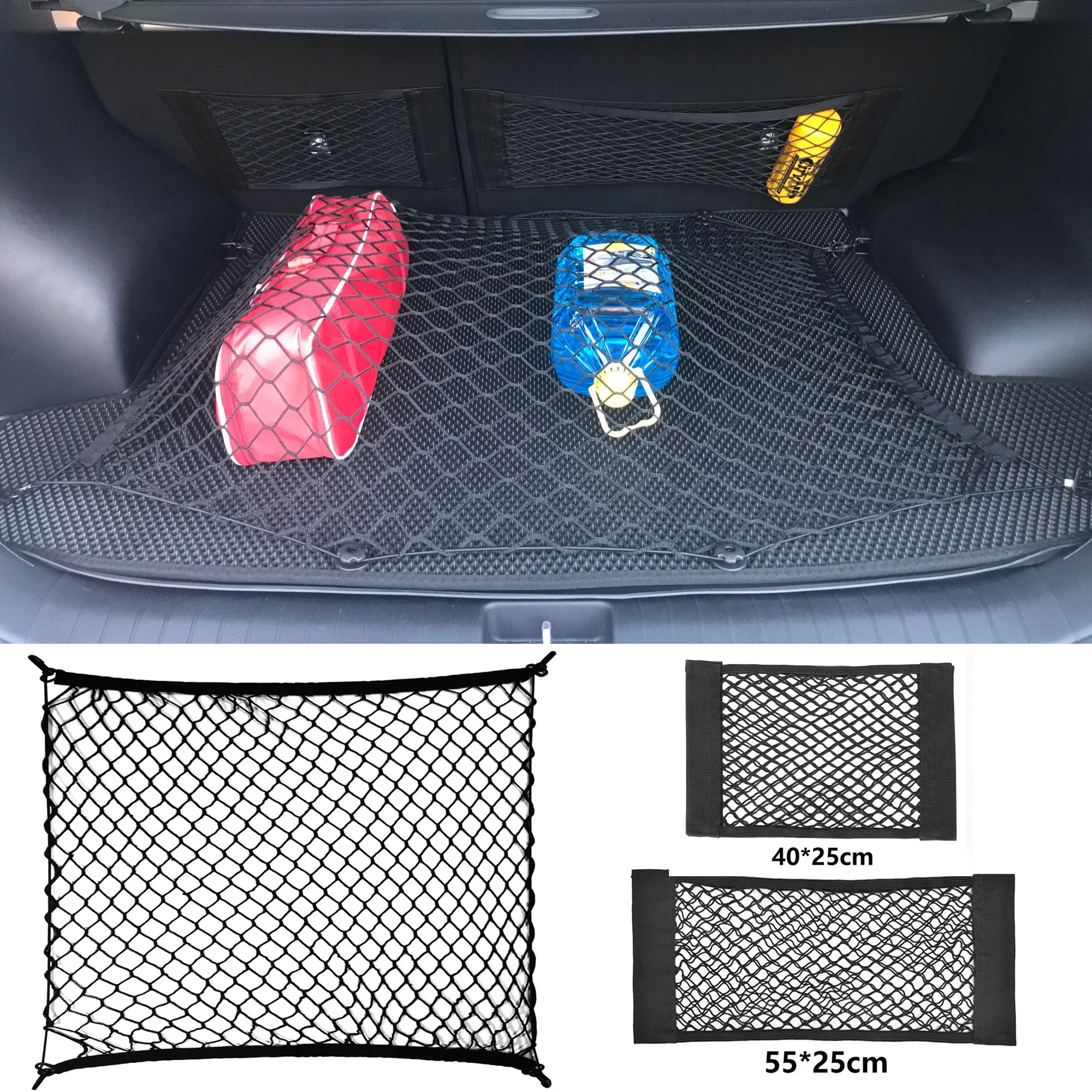 Car Trunk Box Storage Bag Net sticker For BMW 3 5 E46 E39 E90 E60 E36 F30 F10 E34 X5 E53 E30 F20 E92 E87 M3 M4 M5 X5 Accessories images - 6