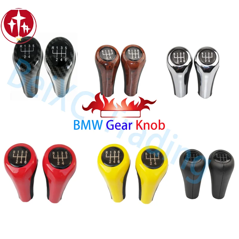 Gear Shift Knob 5/6 Speed Shifter Lever Handball For BMW 1 3 5 6 Series E30 E32 E34 E36 E38 E39 E46 E53 E60 E63 E83 E84 E90 E91