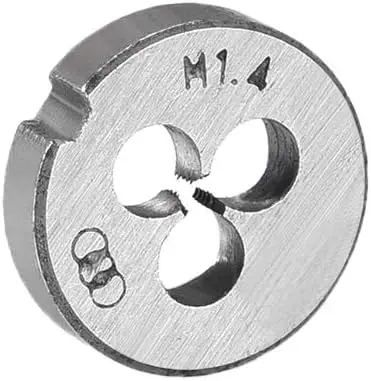 

Keszoox M1.4 X 0.3 Metric Round Die, Machine Thread Right Hand Threading Die, Alloy Steel Screw Thread Cutting Die