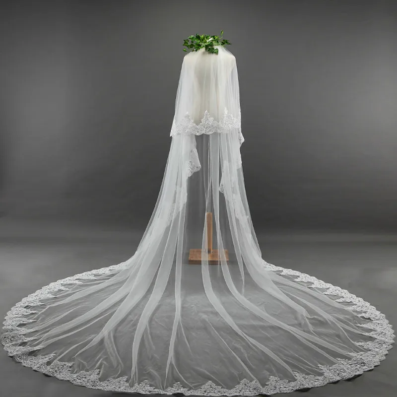

Bridal Lace Veil Wedding Weddings Veils Bride Accesories Dress Accessories Dresses Accessory Women's the 2023 Cathedral Hair Be