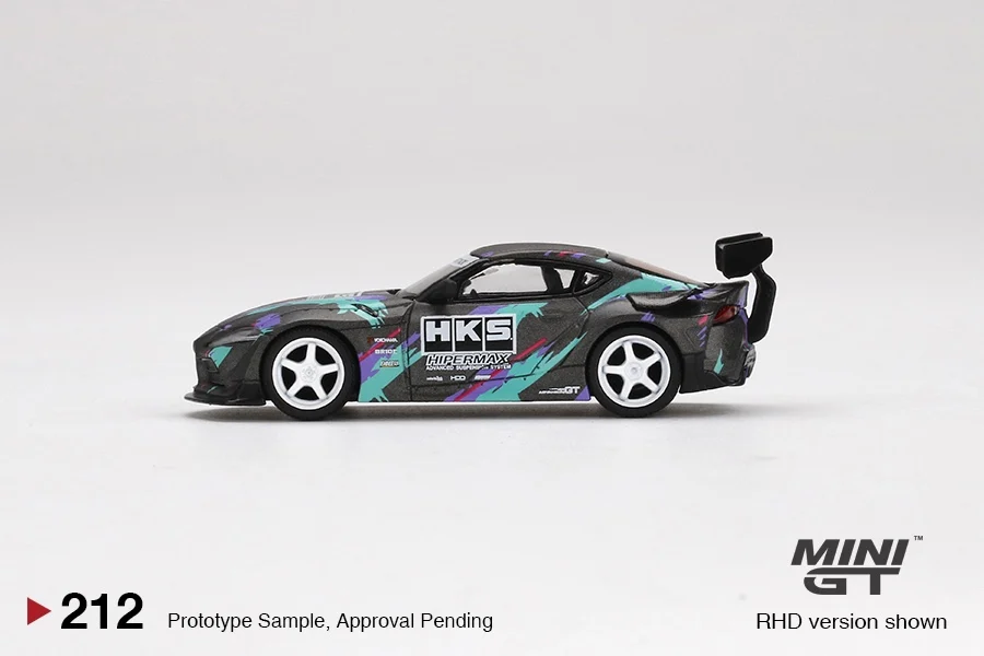 Презентация TSM MINIGT 1/64 #212 HKS GR Supra 2019 SEMA из литого сплава Коллекционная модель