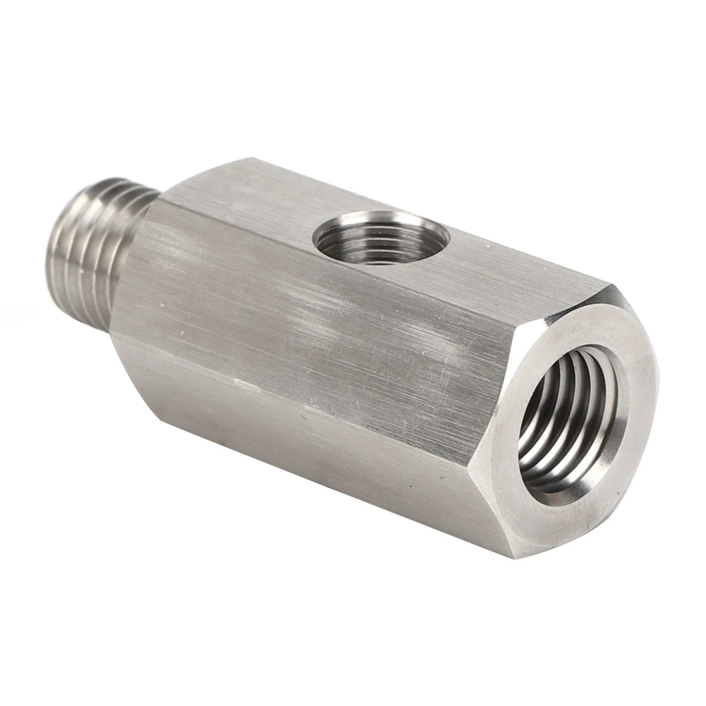 M12x1.5 1/8 NPT турбо датчик давления масла тройник адаптер из нержавеющей стали