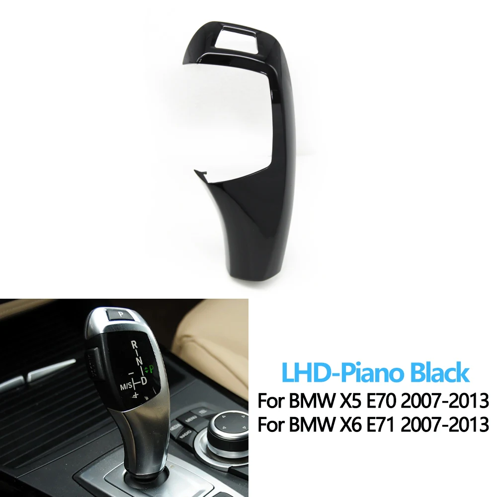 

Ручка переключения передач с левым рулем и левым рулем, накладка на кнопку парковки, крышка для BMW X5 X6 E70 E71 E72 2007-2013 61319116587