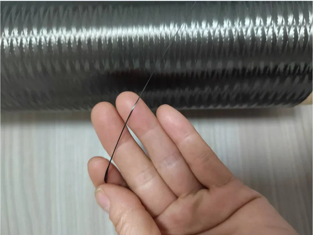 1k ровинговая нить из углеродного волокна проводящая нагревательная 3800 МПа 1000 м