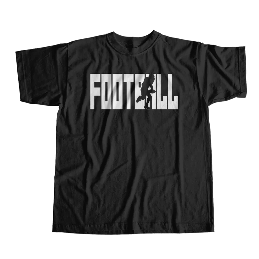 

100% cotton o-neck American football print unisex T shirt loose football men tshirt cool t-shirt men tee shirt