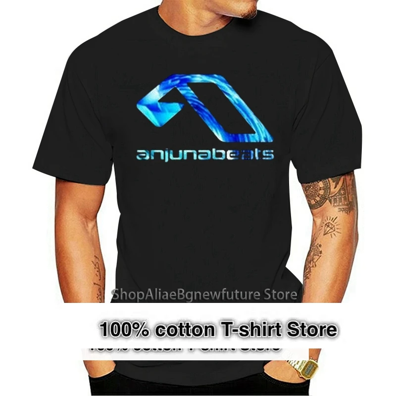 Женская футболка с цветным логотипом Anjunabeats