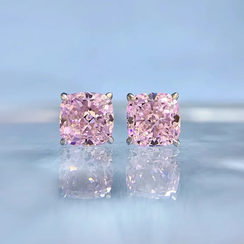 Karlake S925 Стерлинговое Серебро новинка 1.5ct в форме подушки 7*7 мм серия