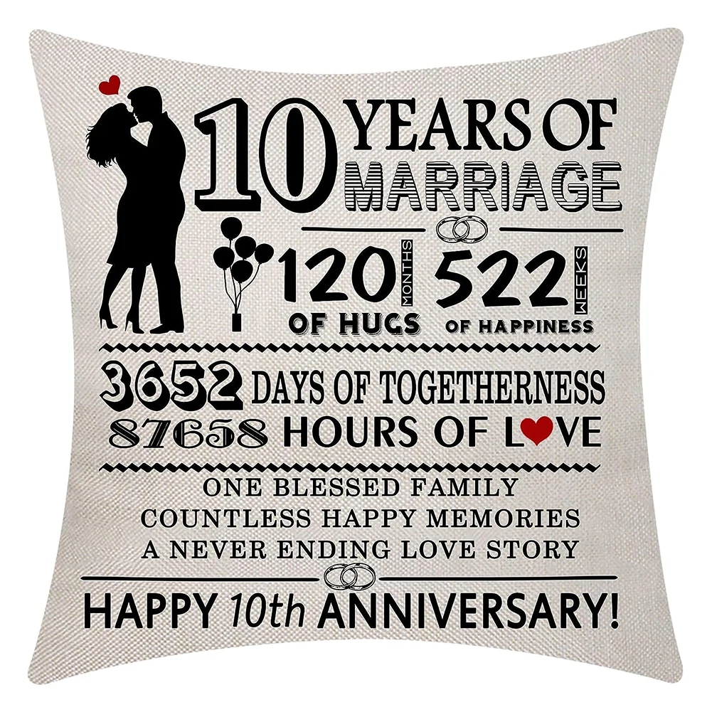 

Bedroom Gift Home Living Room Pillow Cover Pillowcases Pillows Pillowslip 45x45cm Anniversary Decoration Household