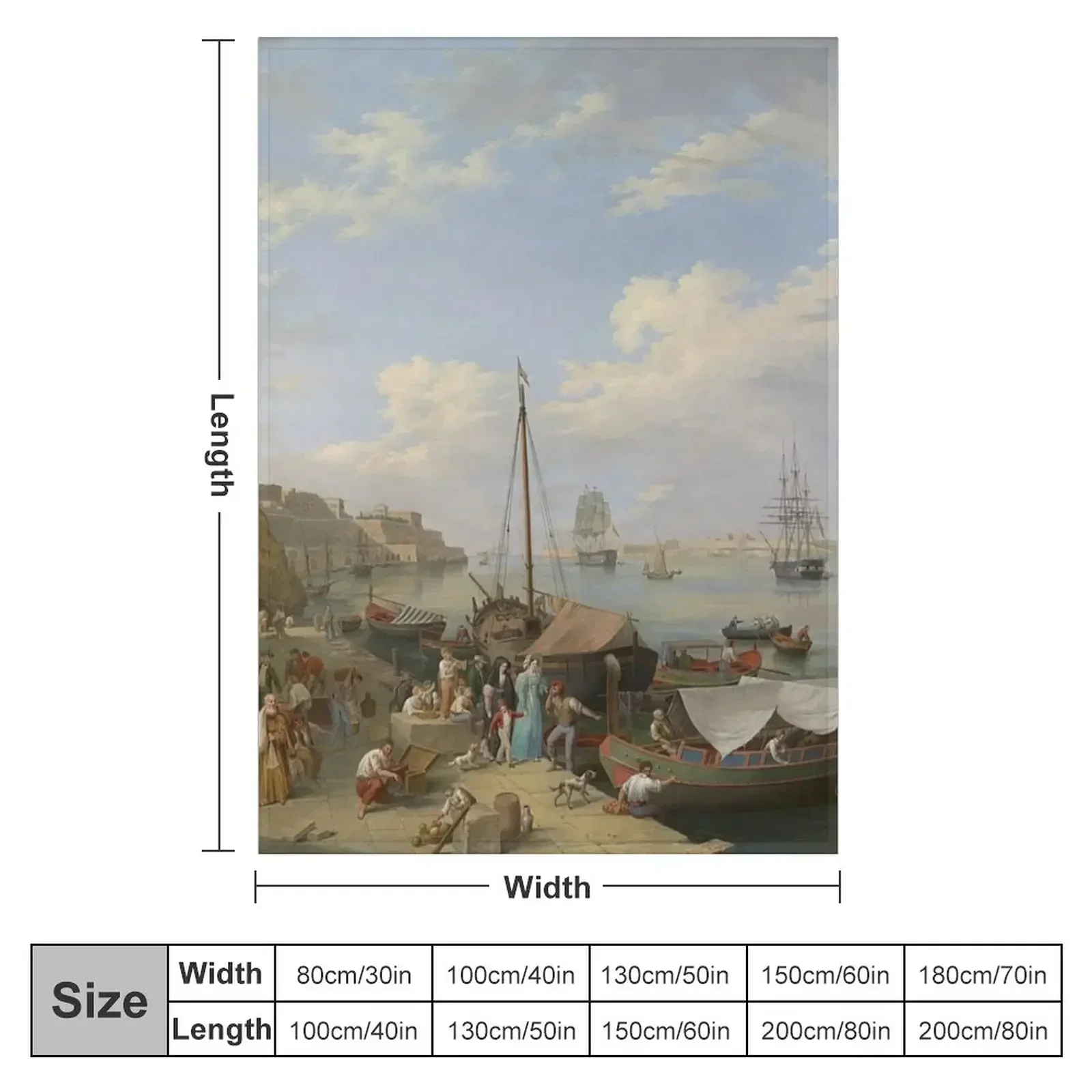 Malta Harbour - пледы Anton Schranz плед декоративные одеяла