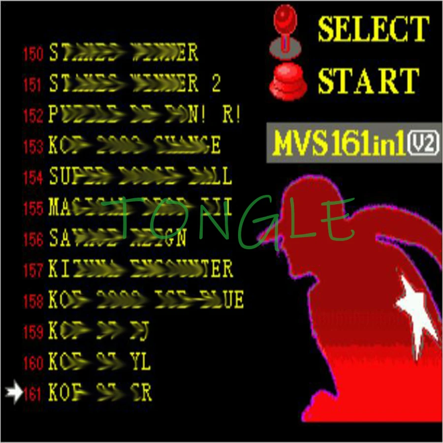 Новый игровой картридж Snk Neo Geo MVS - 161 в 1 версии 2 с корпусом/чехлом консоль для