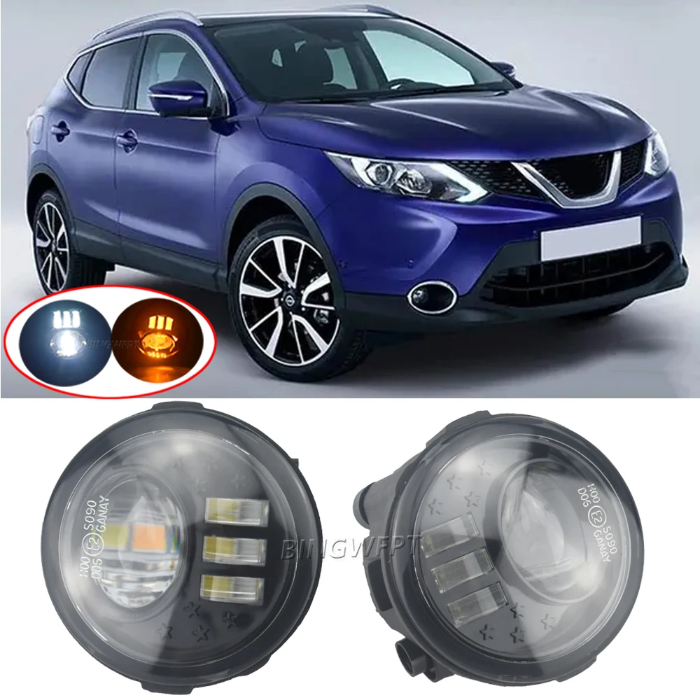 

2 шт., противотуманные фары для Nissan Qashqai J11 J11 _ 2013 светодиодный 2019