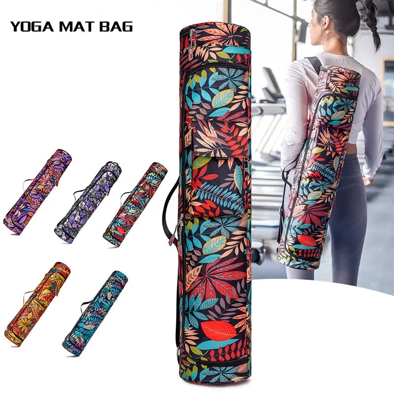 

Protable Yoga Bag Yoga Mat Storage Bag Gym Bags Pilates Mat Backpack Fitness Dance Gym Mat Cover Men Women's Sports Backpack