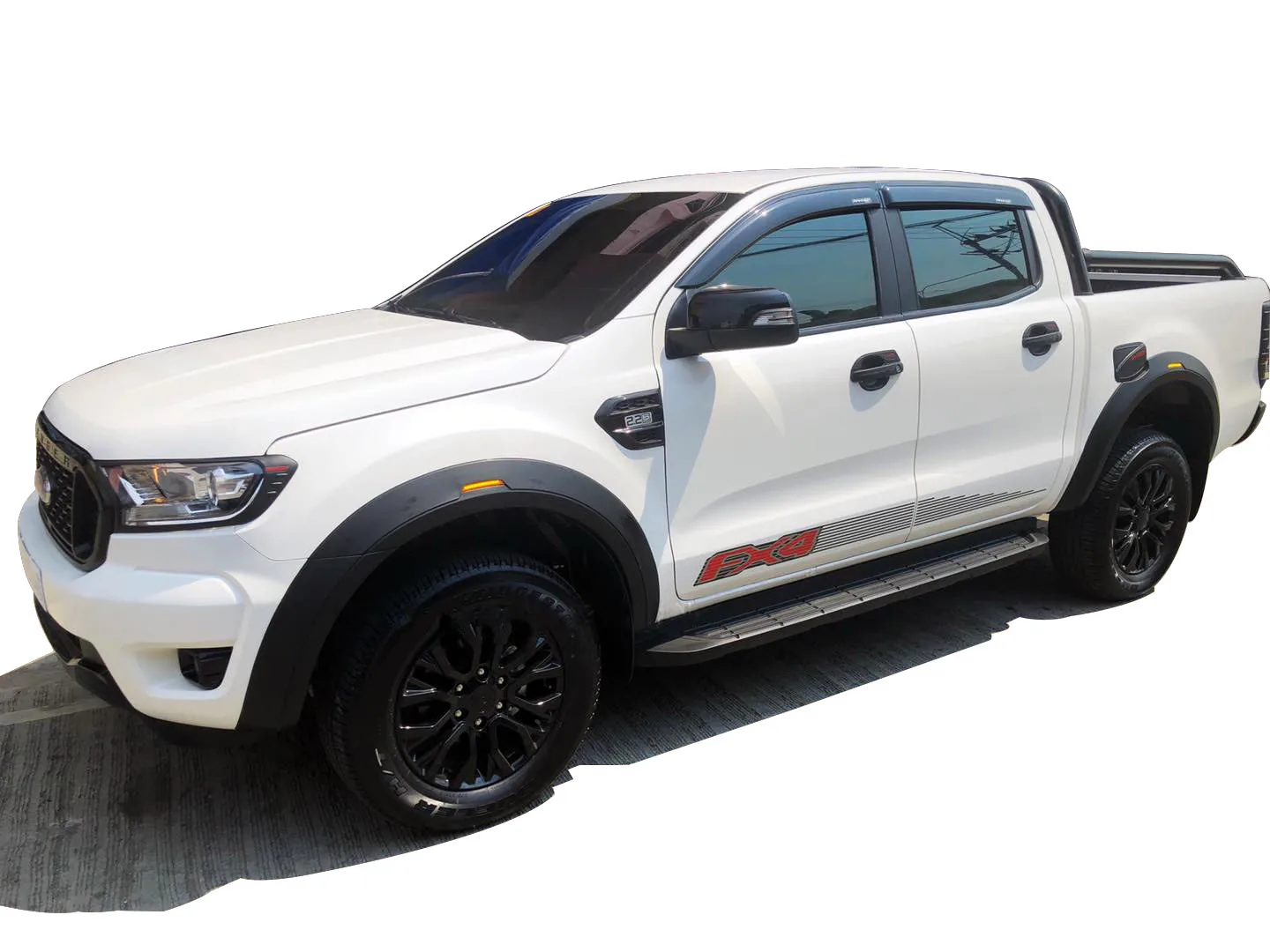 Расширители крыла для Ford Ranger Wiltrak 2019-2022 Xlt Limied 6 шт./компл. Черный со встроенным