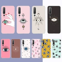 yndfcnb evil eye phone case for samsung s21 a10 for redmi note 7 9 for huawei p30pro honor 8x 10i cover