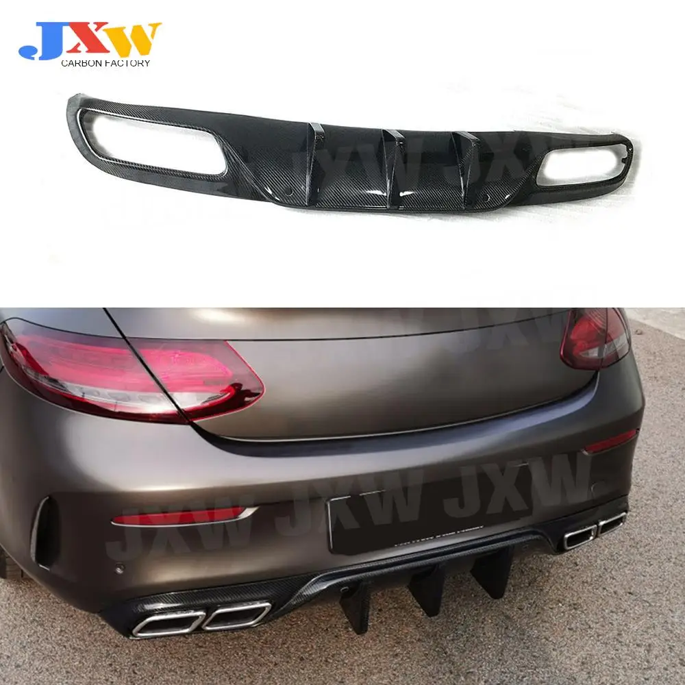 Задний диффузор из углеродного волокна/FRP спойлер для Benz C Class C205 C63 AMG Sport Coupe