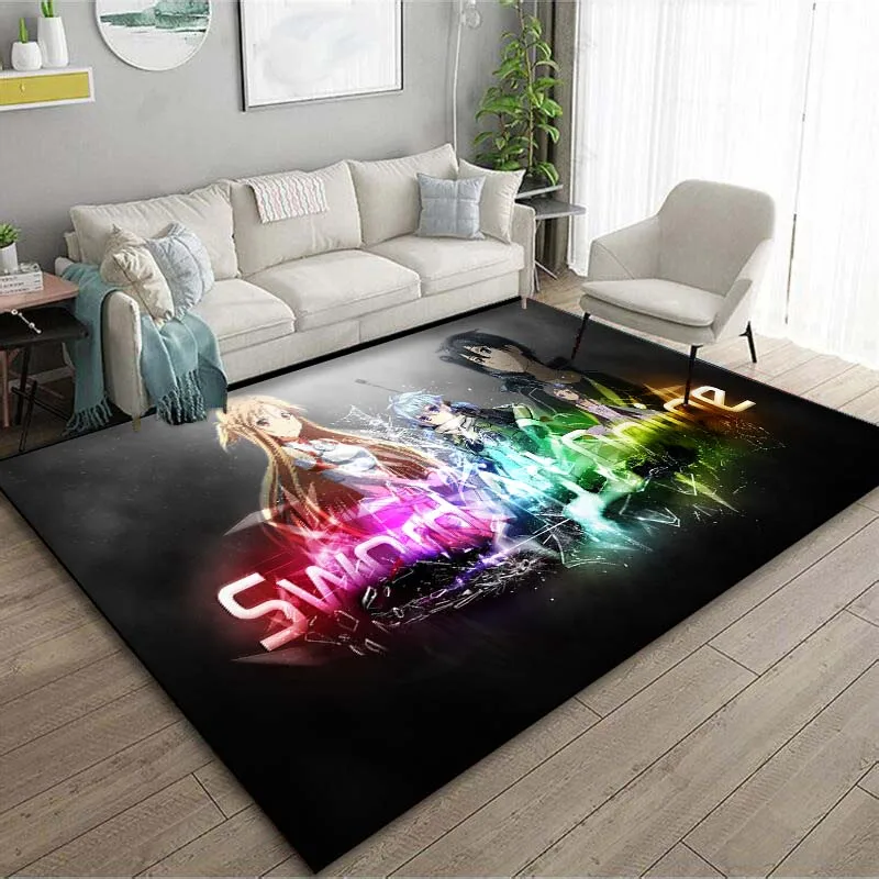 Коврик в стиле аниме S-Sword Art Online напольный коврик с принтом 15 Размеров