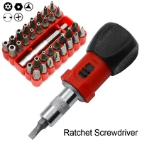 mini carbon steel key ratchet screwdriver wrench handle multi function hand tool ratchet socket screw driver 6 35mm hex portbale