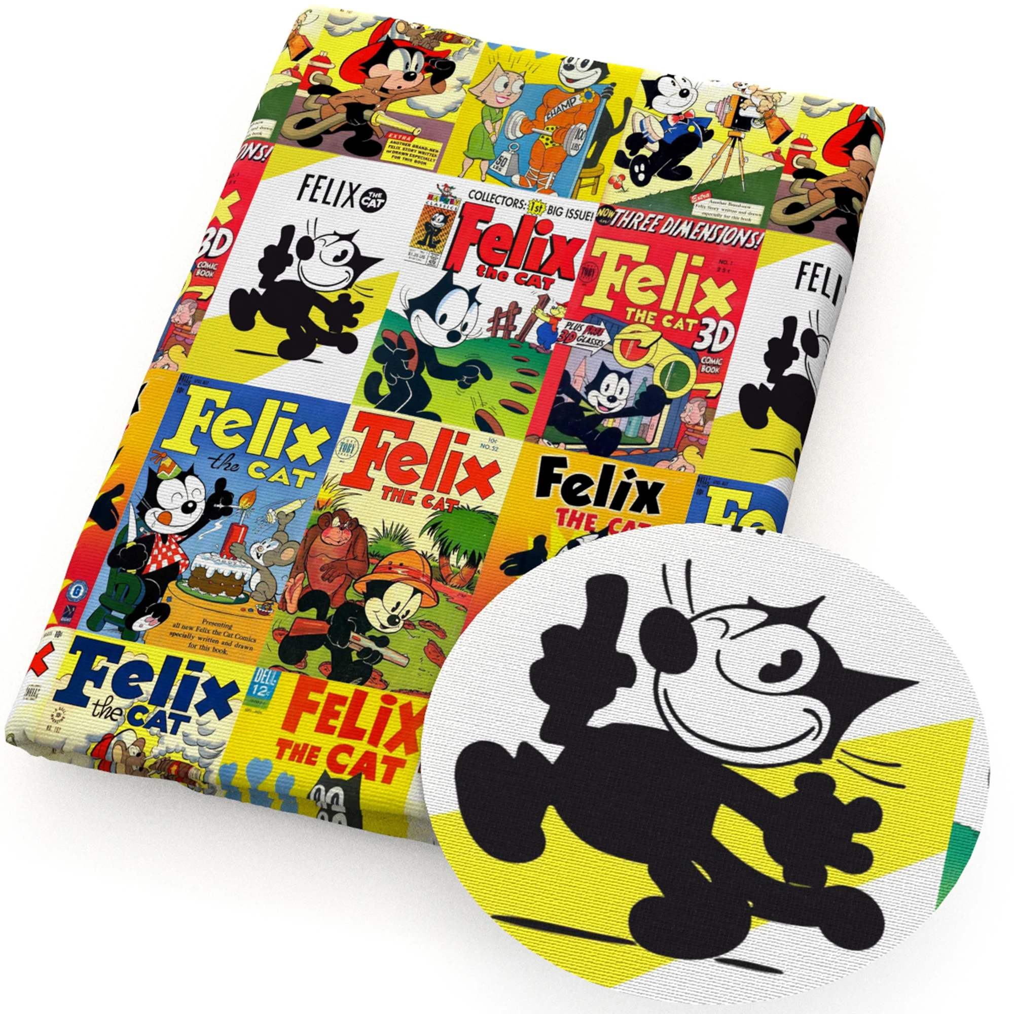 50*145 см кошка аниме пэчворк печатная Полиэстеровая хлопчатобумажная ткань для