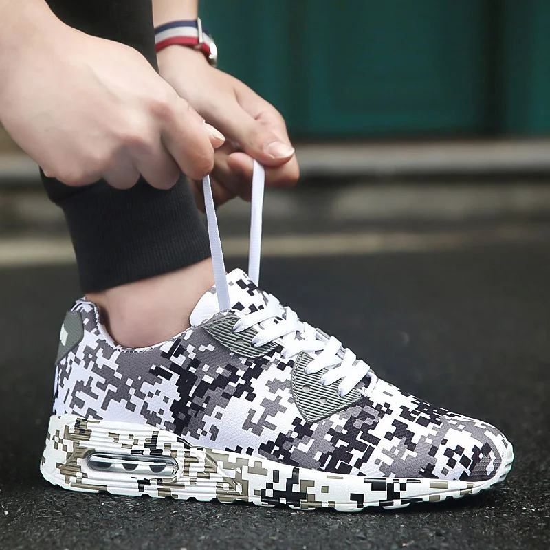Running Shoes Men Sneakers Couples Sport Athletic Zapatillas Outdoor Excsies Camouflage Breathable Trainer Shoes for men 2022