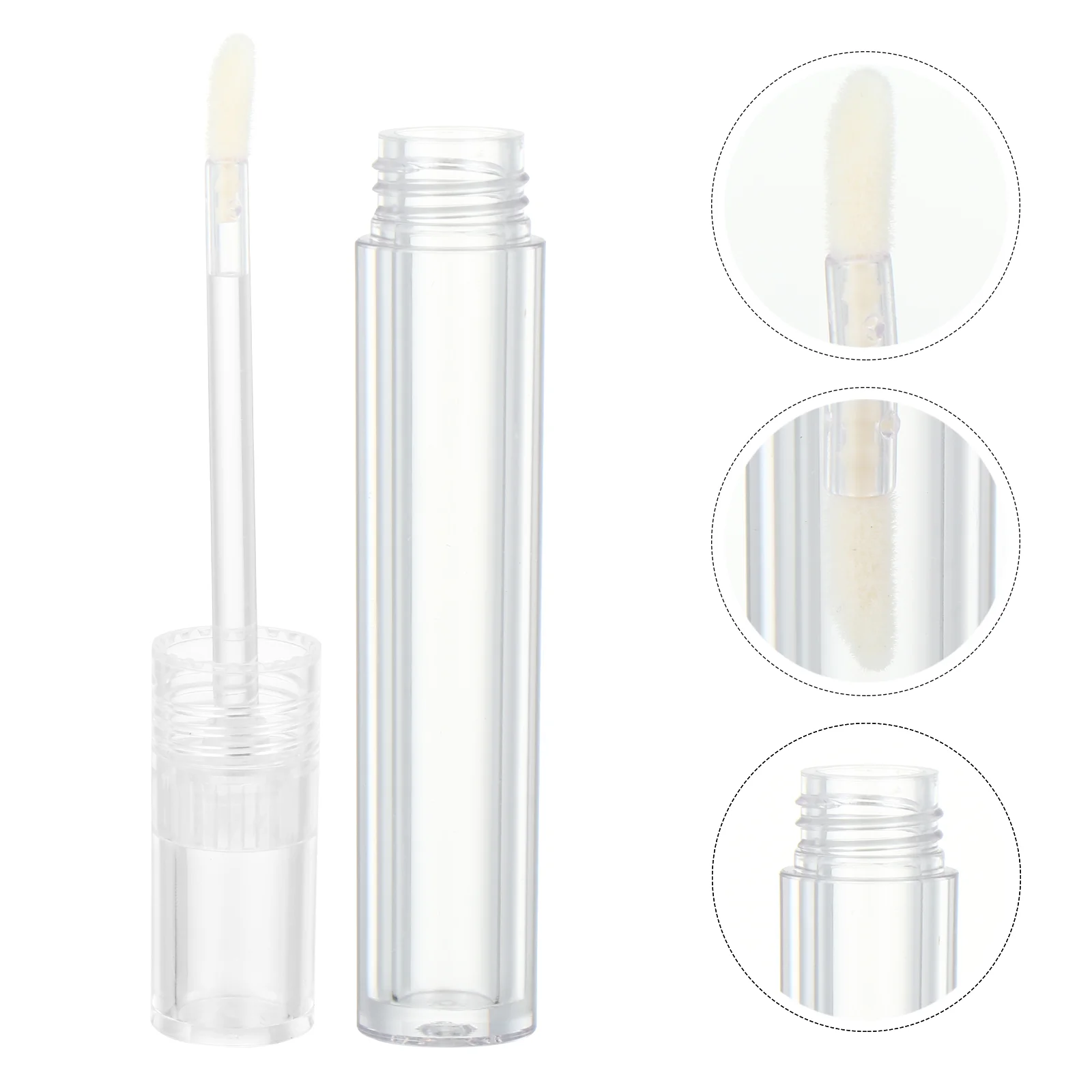 

Lip Gloss Bottles Tube Empty Refillable Tubes Containers Container Balm 5Ml Plastic Diy Clear Tint Refill Water Oil Eyelash Mini
